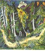 Ernst Ludwig Kirchner Forest gorge - Staffel France oil painting artist